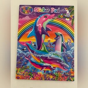Lisa Frank Multicolor Dolphin Sticker Pad